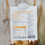 Dried apples, pears and prunes with pits back label